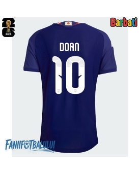 Japonia Ritsu Doan #10 Tricou Fotbal Replică Mondial 2026 Barbati Acasa